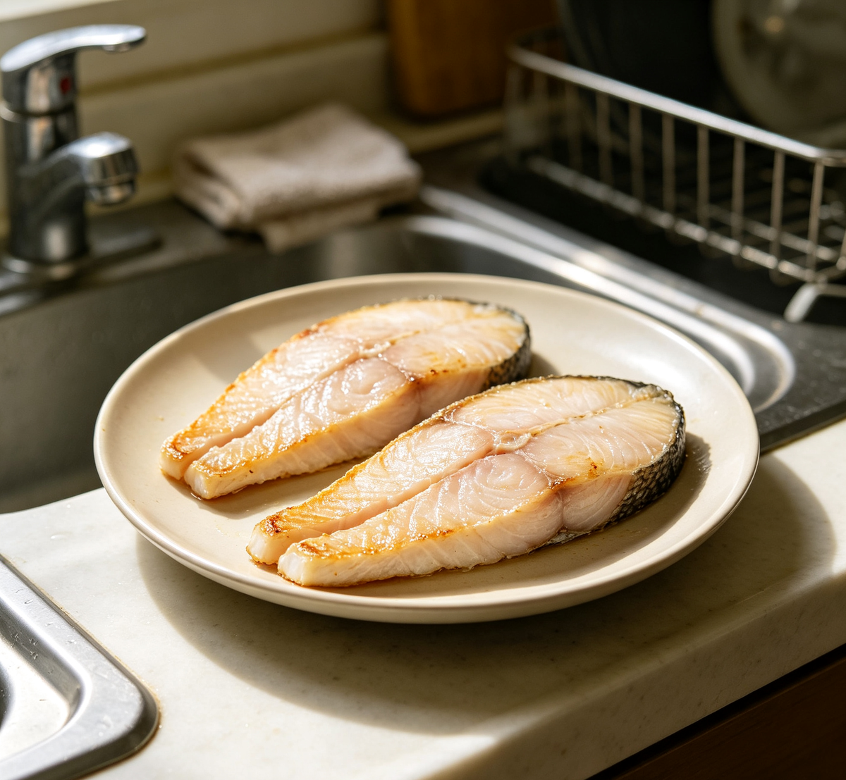 Flaky Fish Steaks