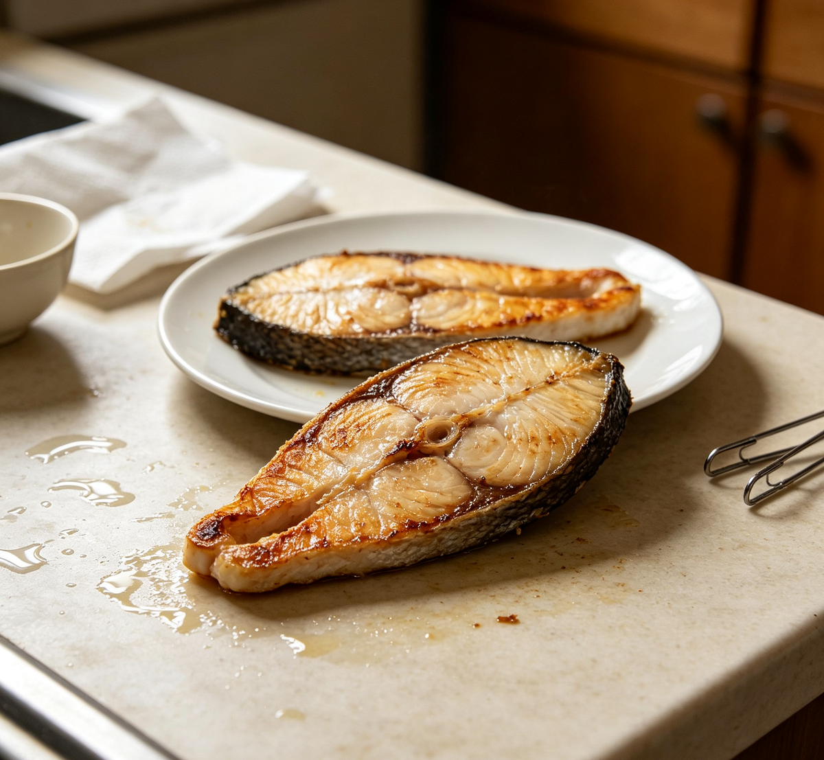 Flaky Fish Steaks